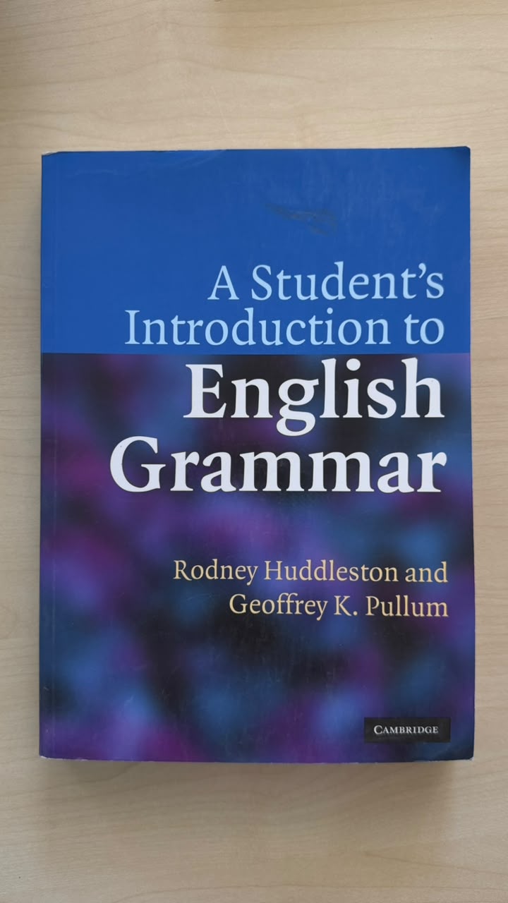 كتاب A Student's Introduction to English Grammar — Cambridge