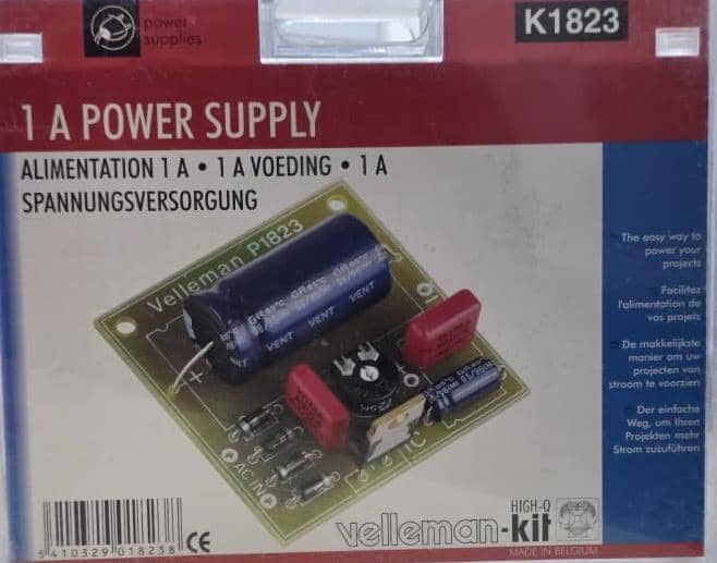 طقم مزوّد طاقة 1 أمبير Velleman K1823