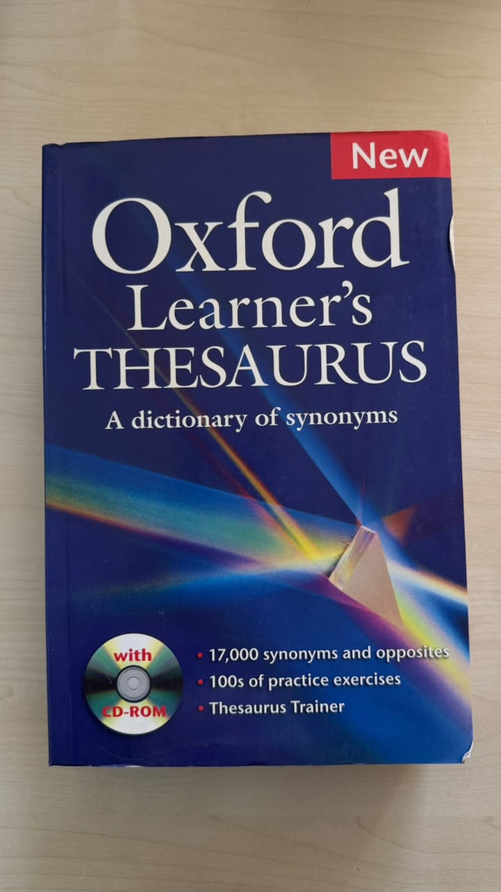 مكنز Oxford Learner's Thesaurus